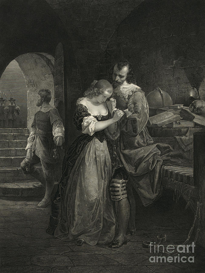 Raleigh Parting With Wife, 16th Century Photograph by Photo Researchers