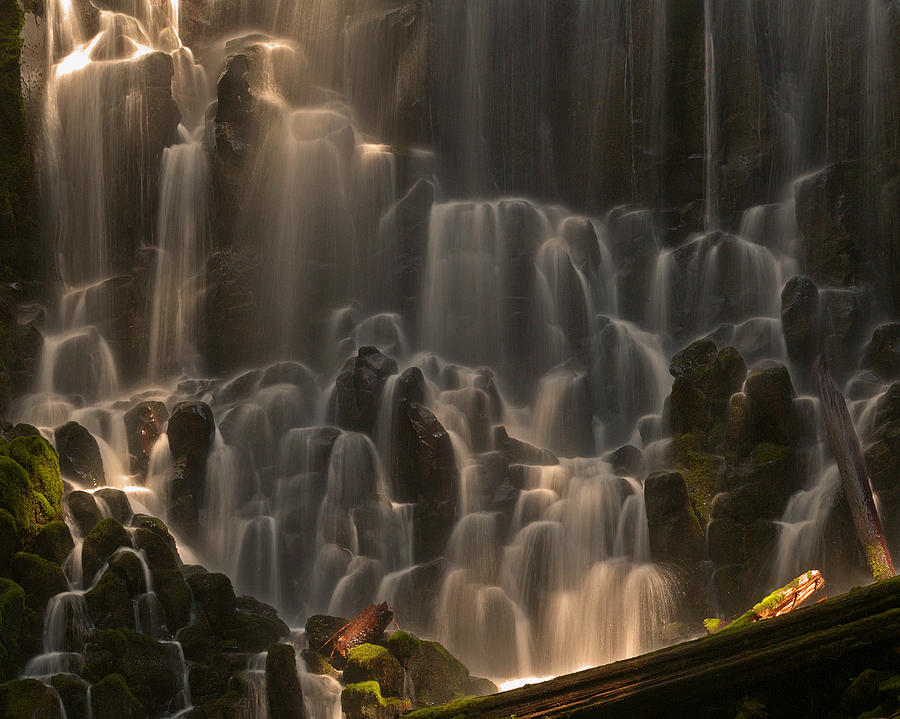Waterfall Photograph - Ramona Falls  by Ulrich Burkhalter