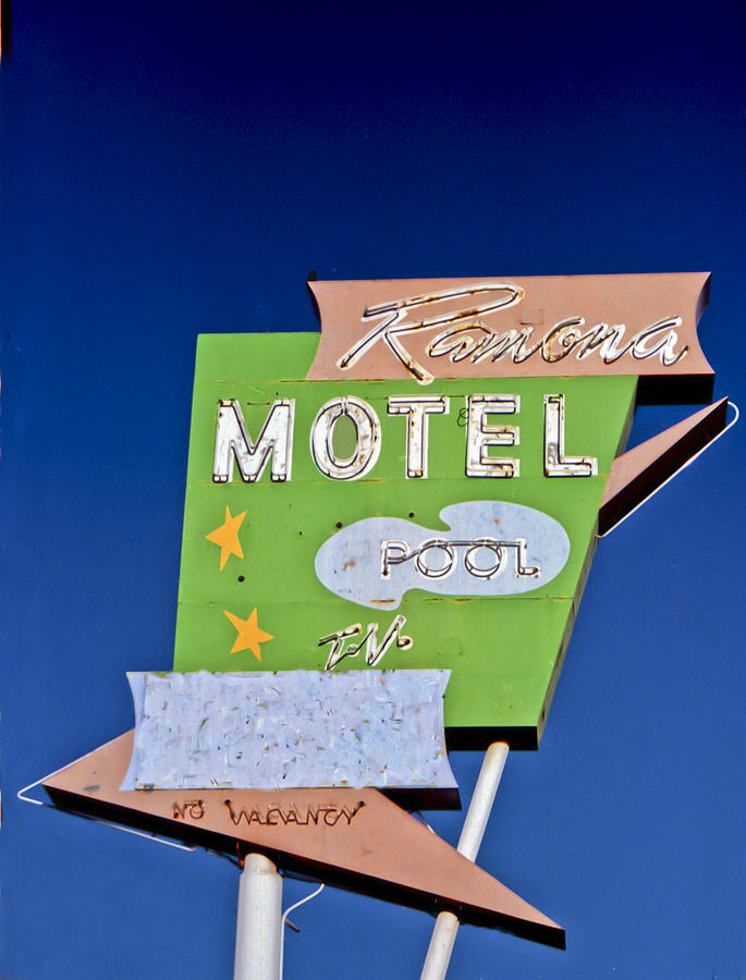 Ramona Motel Photograph by Matthew Bamberg