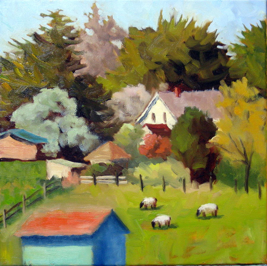 Ranch at Valley Ford Painting by Char Wood - Fine Art America