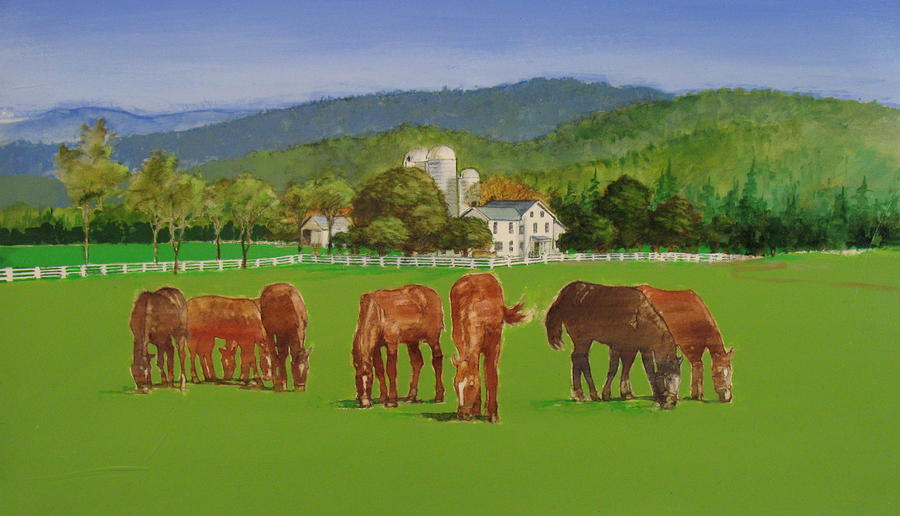 Ranch Painting by Cliff Spohn