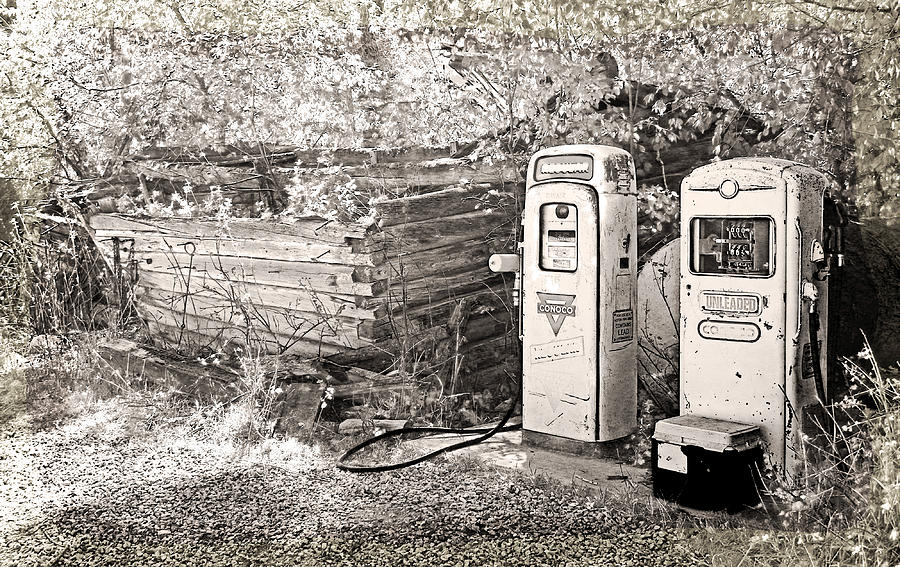 Ranch Gas Pumps Photograph by Lenore Senior