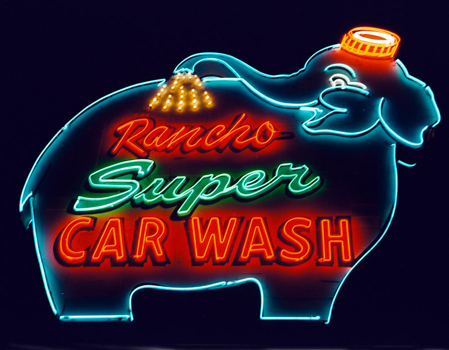 Rancho Car Wash Photograph by Matthew Bamberg