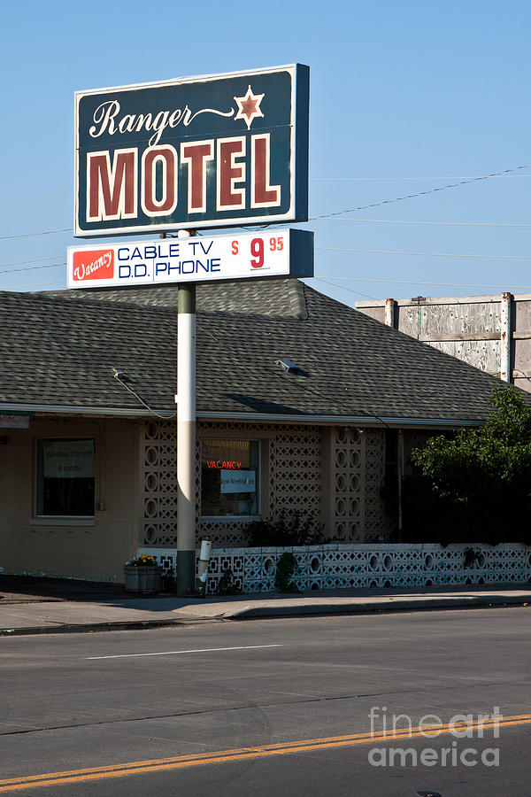 Ranger Motel Photograph by Lawrence Burry