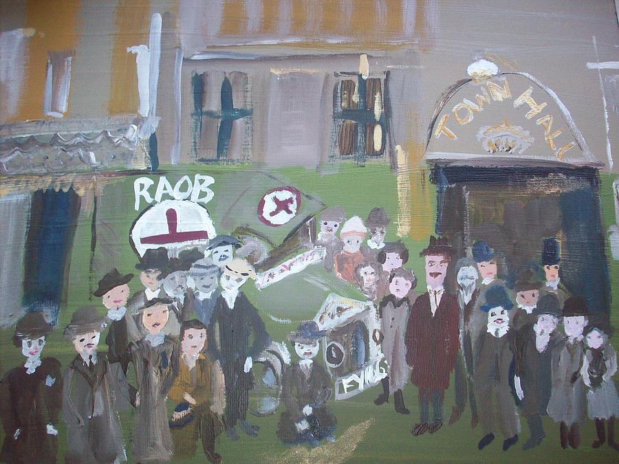 RAOB ambulance donation Painting by Judith Desrosiers