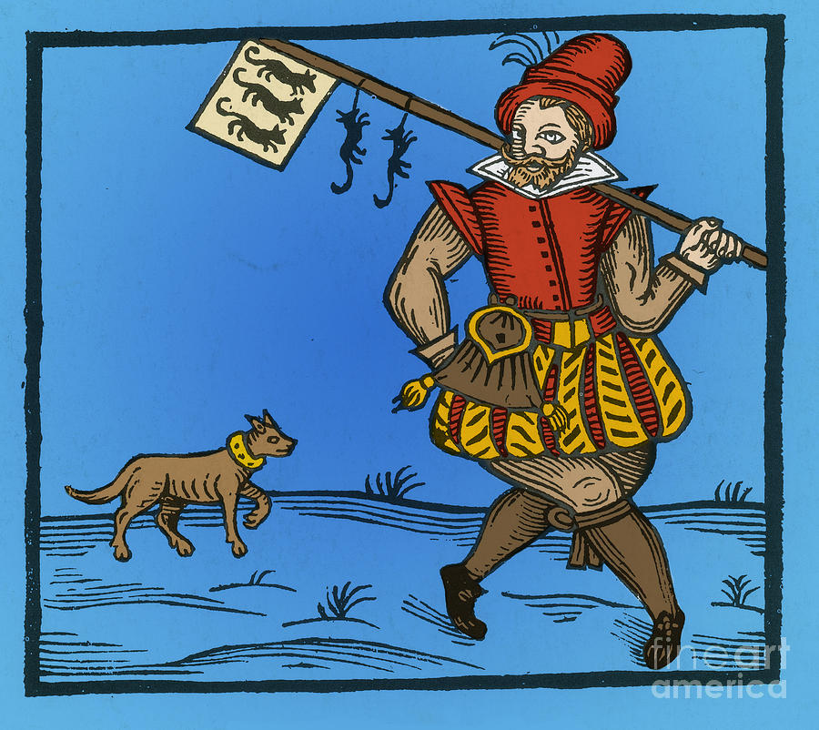 Rat Catcher, Medieval Tradesman Photograph by Science Source