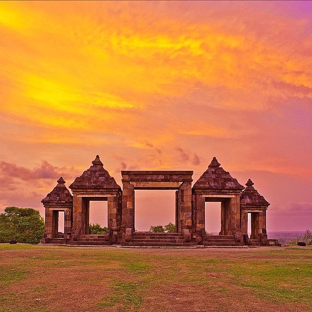 Nature Photograph - Ratu Boko Is An Archaeological Site by Tommy Tjahjono
