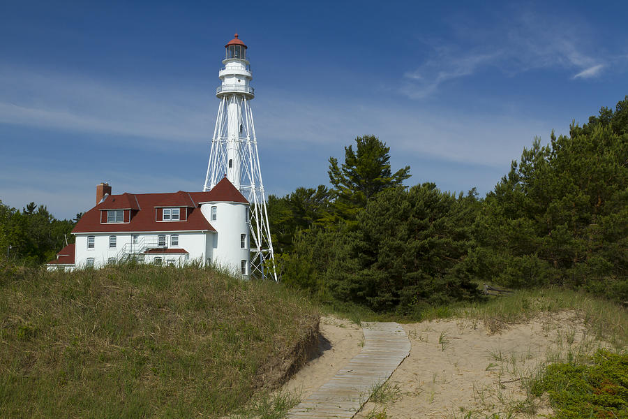 Lighthouse Photograph - Rawley Point Lighthouse 42 by John Brueske