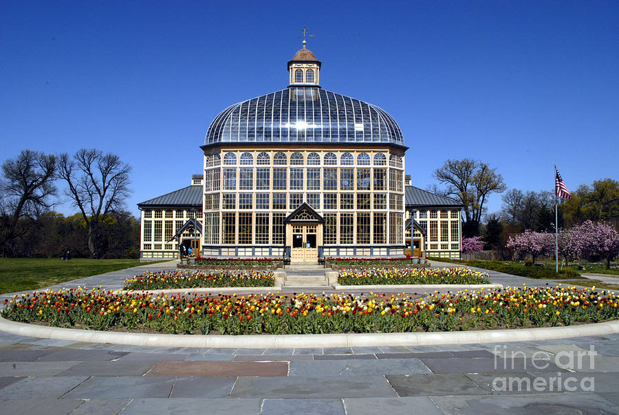 Architecture Photograph - Rawlings Conservatory and Botanic Gardens of Baltimore 1 by Walter Neal