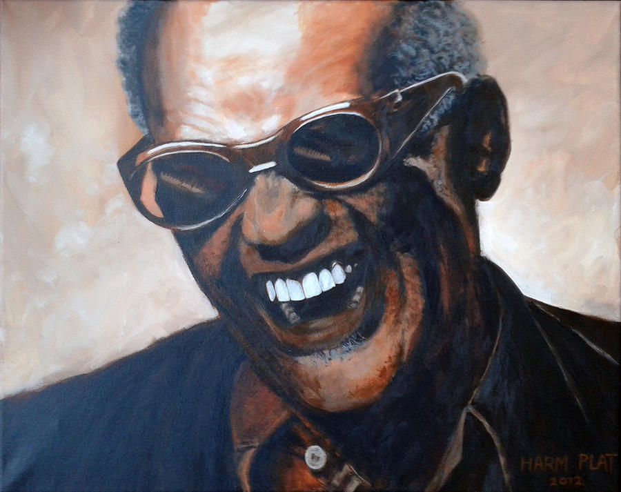 Ray Charles Painting by Harm Plat - Fine Art America