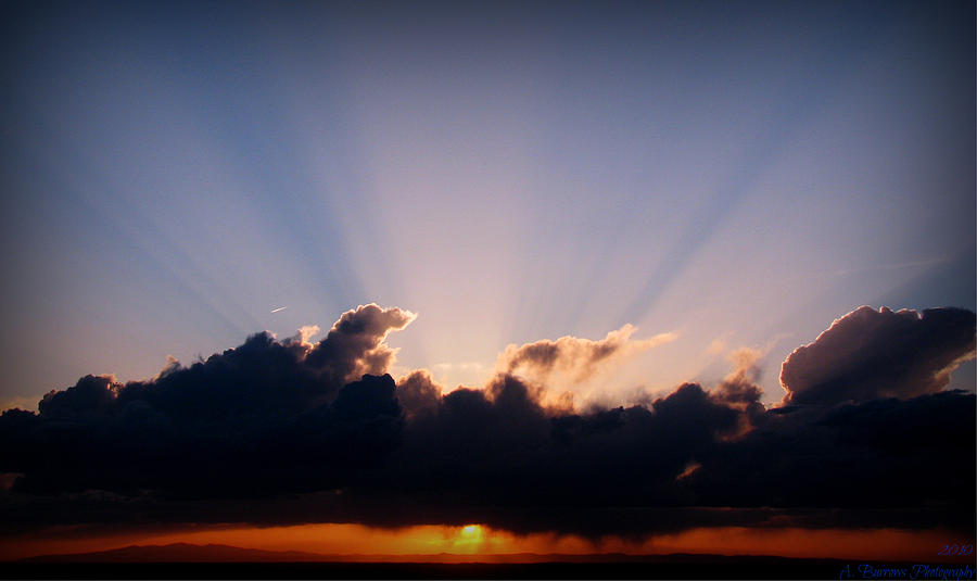 Rays of Light Through the Storm Photograph by Aaron Burrows - Fine Art