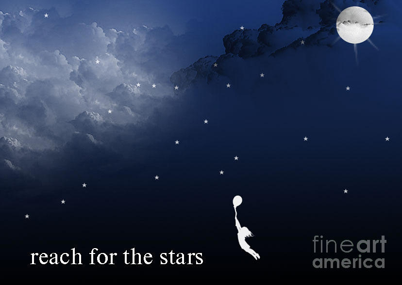 Reach For The Stars Digital Art by Trilby Cole