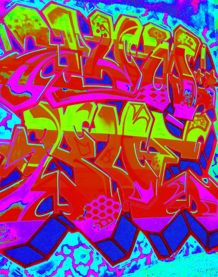 Graffiti Digital Art - Read This Three by Randall Weidner