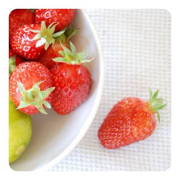Strawberry Photograph - Ready For A Pastry! #strawberries by Val Lao