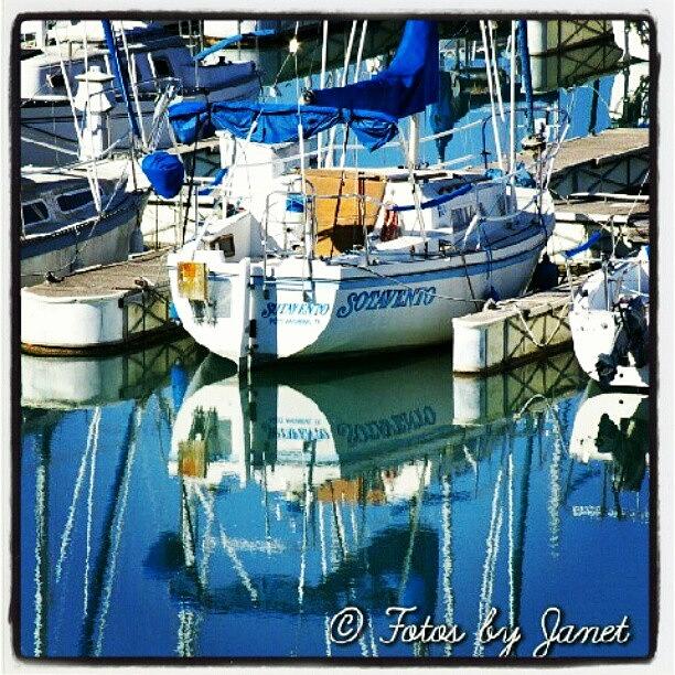 Summer Photograph - Ready To Relax #sailboat #boat #mirror by Janet Ortiz
