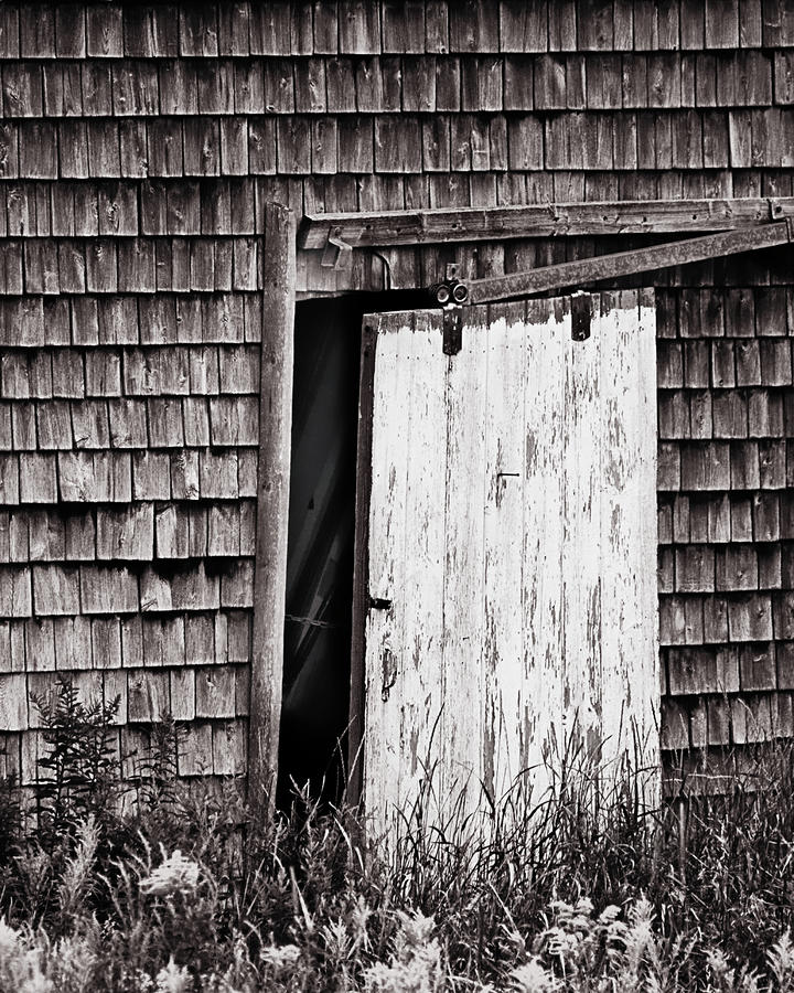 Rear Barn Door Photograph by Sue Capuano