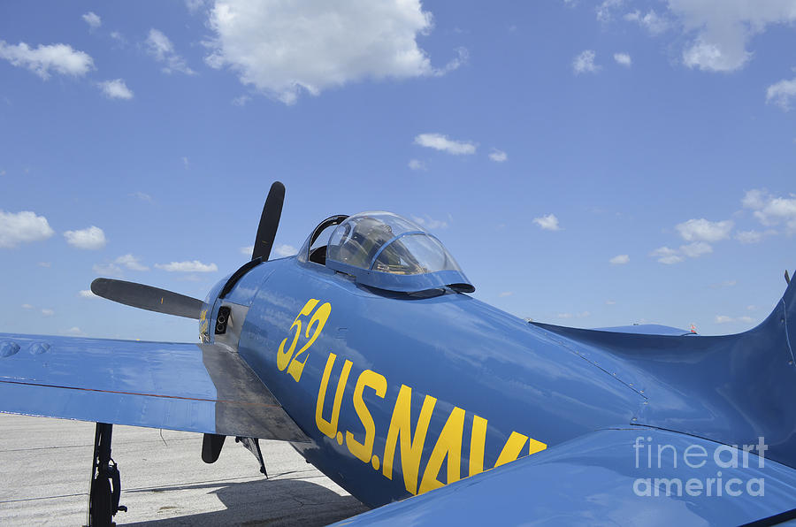 Rear View Of A F8f Bearcat Parked Photograph by Stocktrek Images - Fine ...