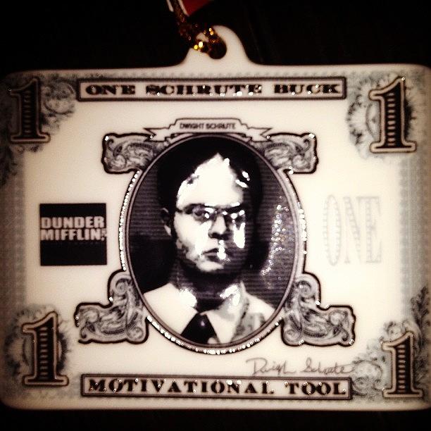 Received My First Schrute Buck Today!! Photograph by Brad Richards