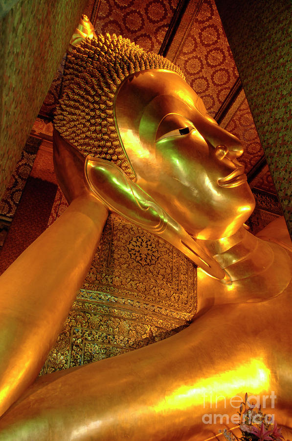 Reclining Buddha 2 Photograph by Bob Christopher