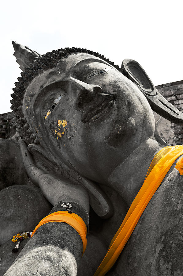 Reclining Buddha Thailand  Photograph by U Schade