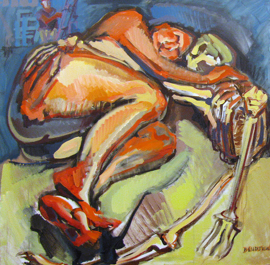 reclining pose figure drawing