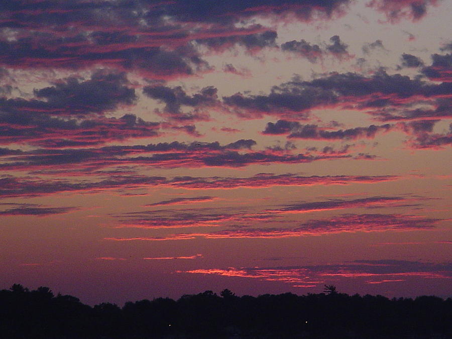 Clouds Photograph - Red And Purple Clouds by Dennis Leatherman