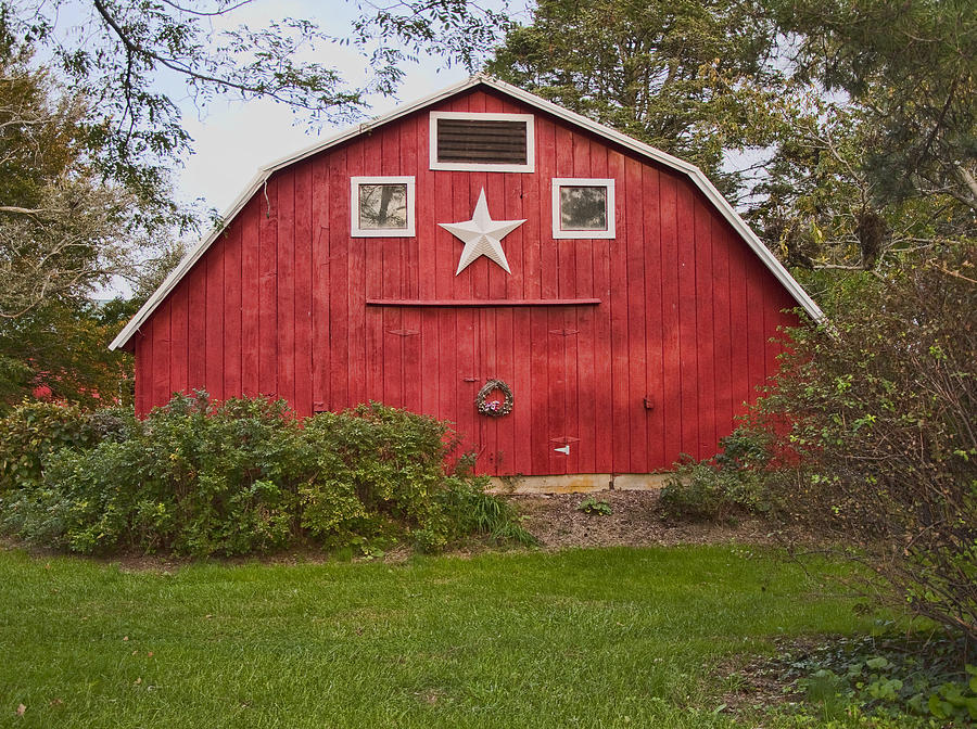 Red Barn Photograph by Cathy Kovarik