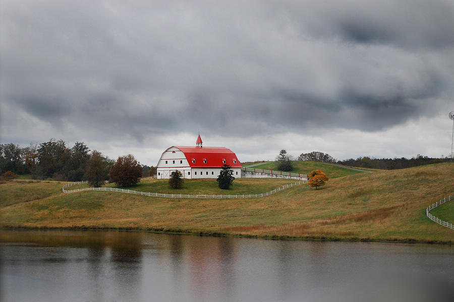 Red Barn Photograph by Maggy Marsh