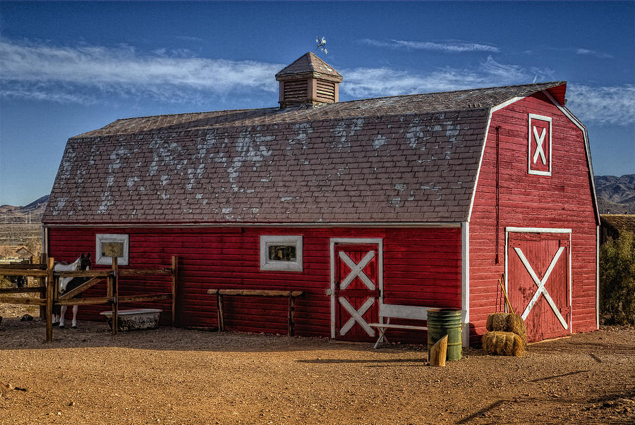 Red Barn Photograph by Stephen Campbell