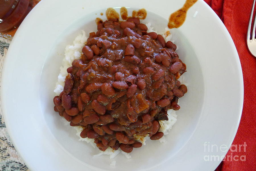 Red Beans and Rice Photograph by Joel Deutsch