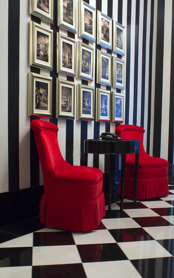 Red Chairs Photograph by VJ Lair