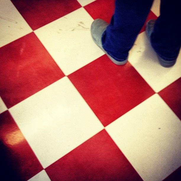 Red Checkerboard Photograph by Denise Taylor