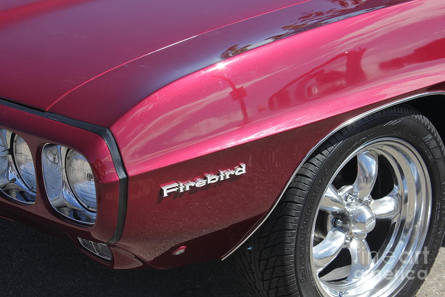 Red Classic Firebird Photograph by Donna L Munro