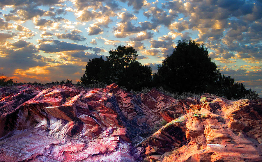 Landscape Photograph - Red Cliff Sunset by Ric Soulen