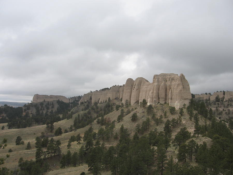 Rock Formation Photograph - Red Cloud Buttes by J W Kelly Rock Formation Photograph - Red Cloud Buttes by J W Kelly