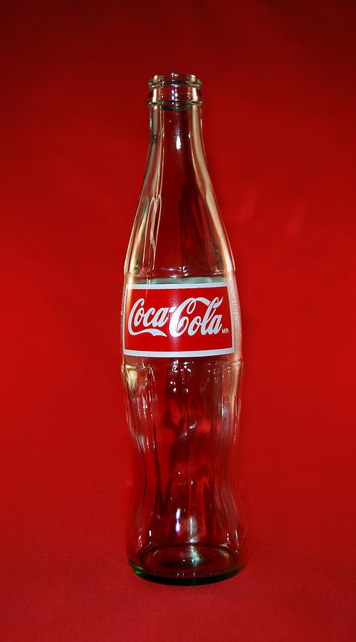 Bottle Photograph - Red Coke by Skip Willits