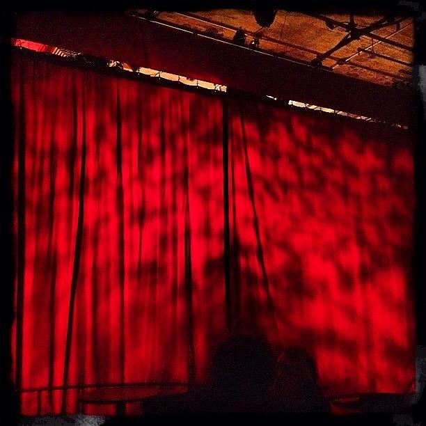 Curtain Photograph - Red Curtain by Natasha Marco