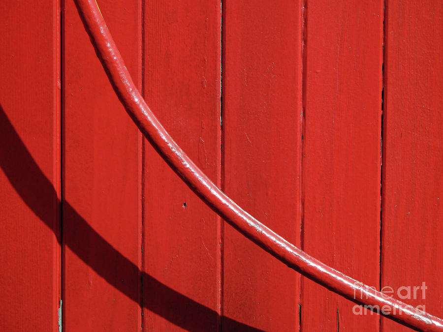 Red Curve Photograph by Newel Hunter