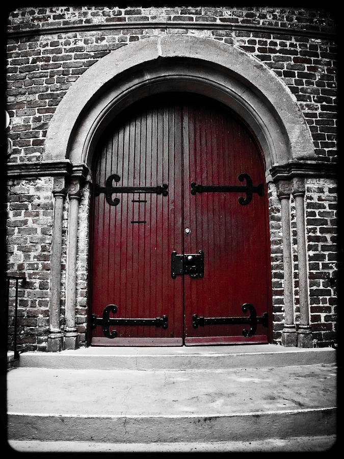 Red Door Photograph by Jessica Brawley