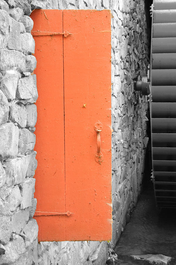 Abstract Photograph - Red Door by Stephanie Nugent
