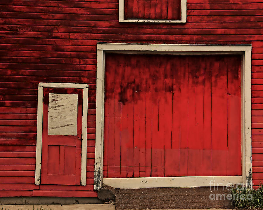 Red Doors Photograph by Perry Webster