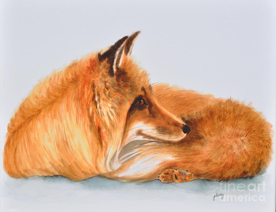 Wildlife Painting - Red Fox by Jolaine Goldman