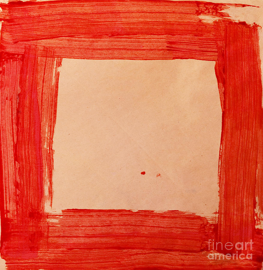 Red Frame Painting by Igor Kislev