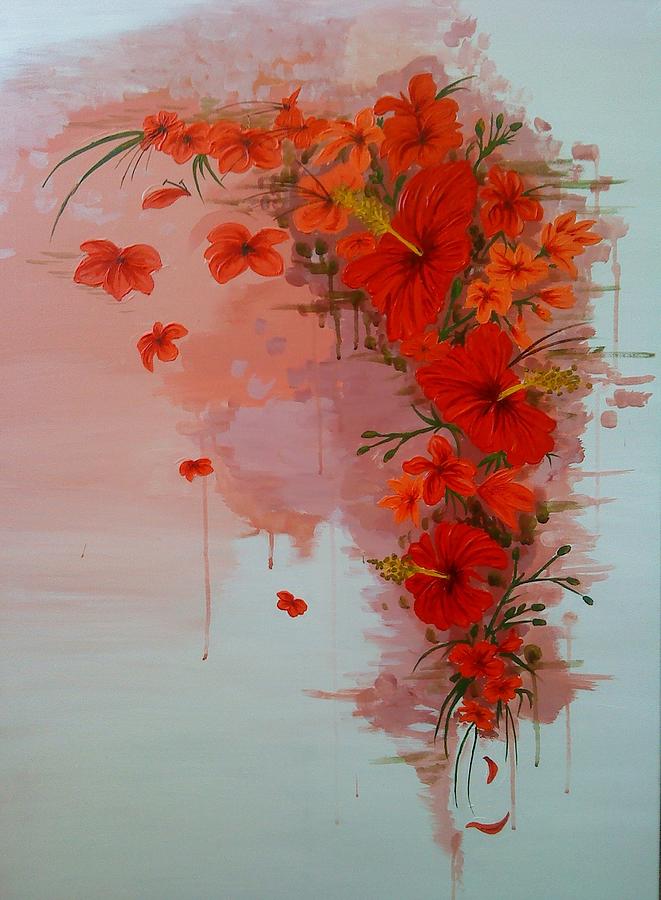 RED Painting by Galina Tkacheva