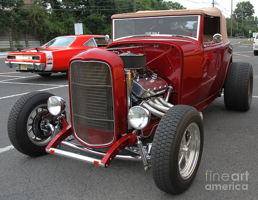 Red Hot Rod Photograph by Lee Dos Santos