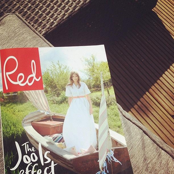 Summer Photograph - #red #magazine #redmag #sunshine #sun by Grace Shine