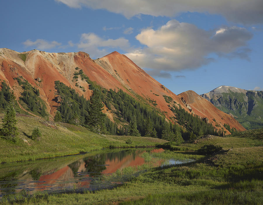 Red Mountain Gray Copper Gulch Colorado Photograph by Tim Fitzharris
