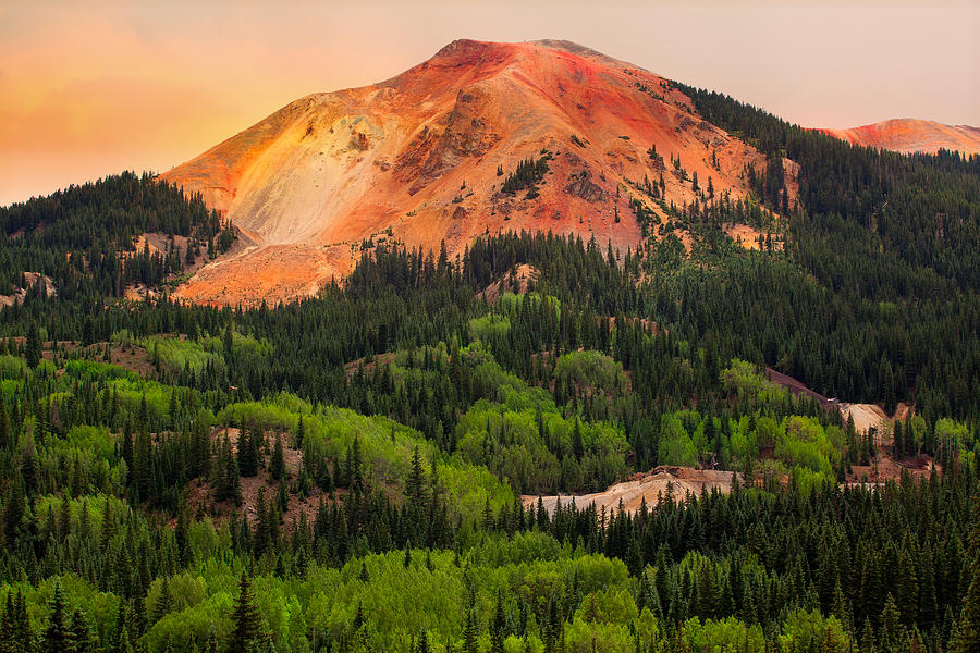 Red Mountain Summer Photograph by Tim Reaves