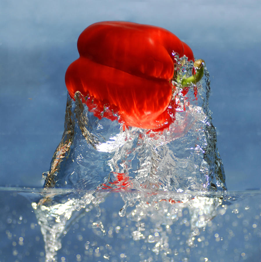 Red Pepper Splash Photograph by Dung Ma