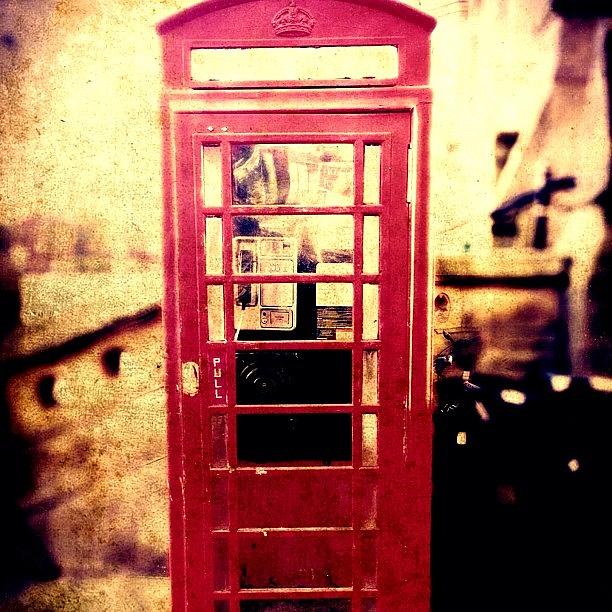 Box Photograph - #red #phone #box by Barrie Gregson